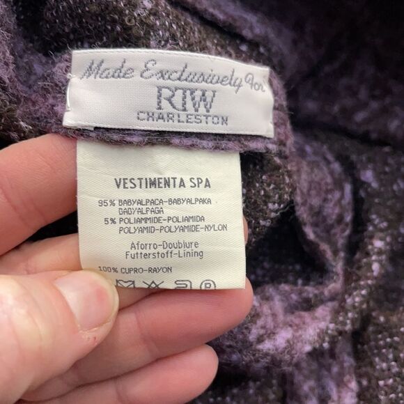 Vestimenta Spa Baby Alpaca Blazer Jacket | Plum - Picture 3 of 4